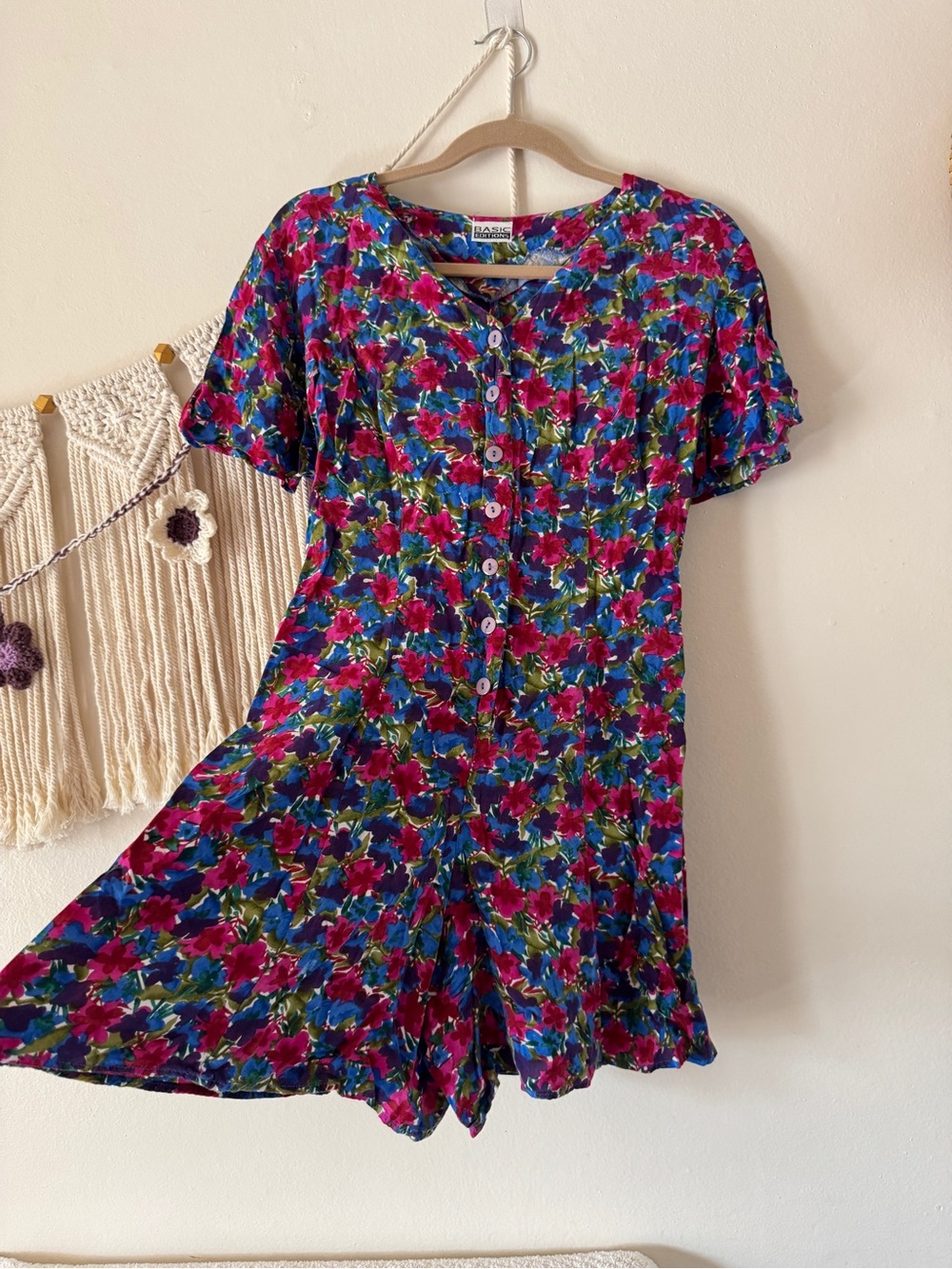 Button down floral top